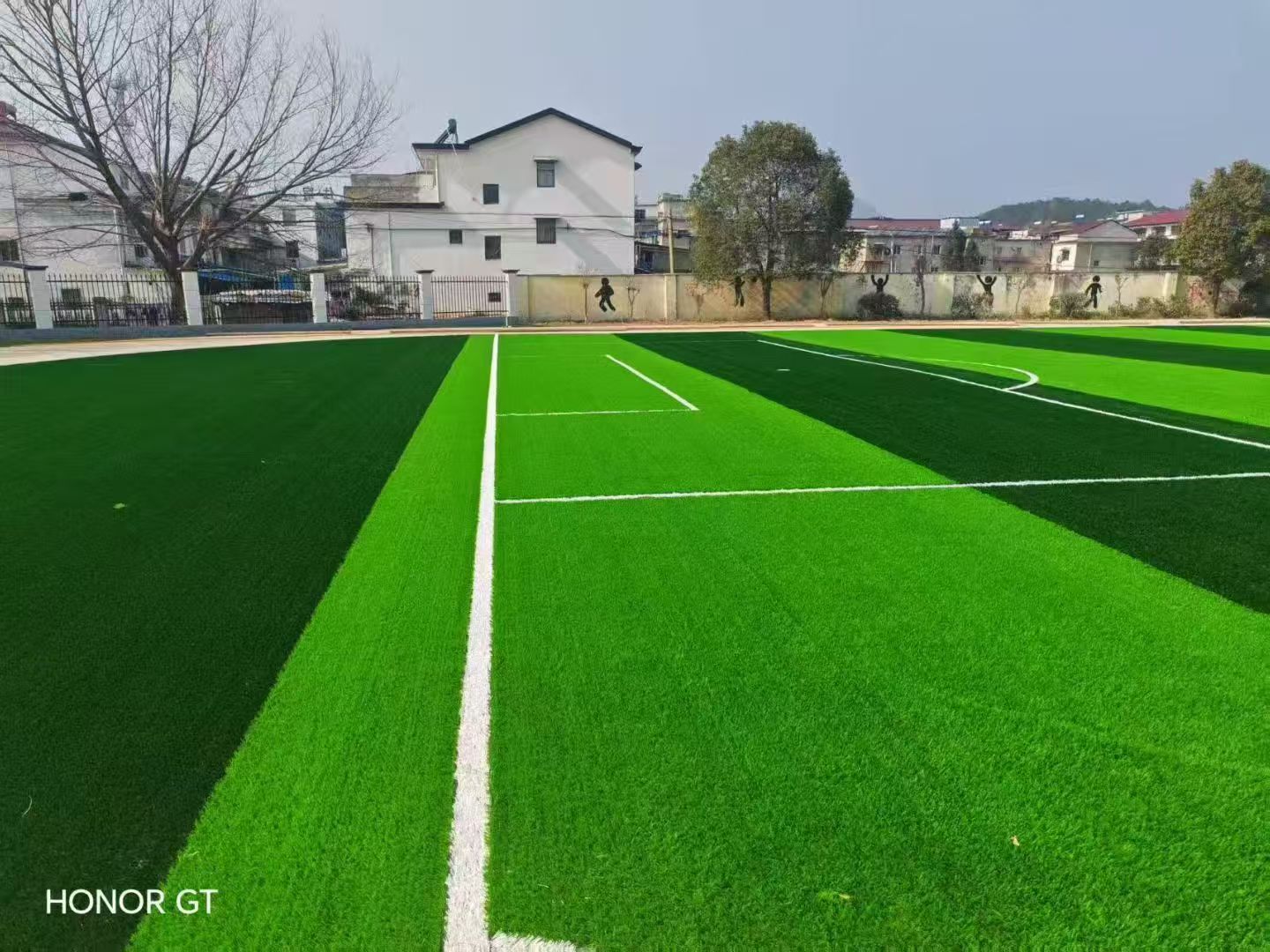 保定市人造草坪足球场预制型塑胶跑道 - 方案