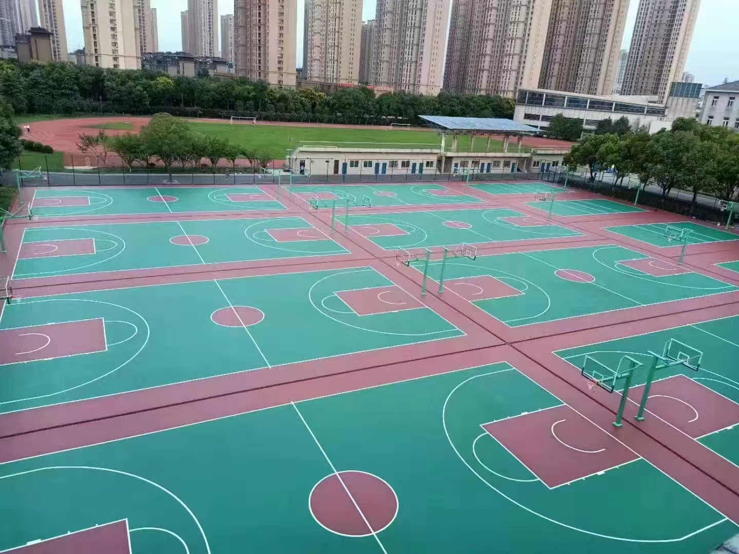 保定市硅pu篮球场塑胶跑道 - 哪里好